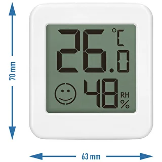 Electronic thermometer with comfort indicator, white – photo 10
