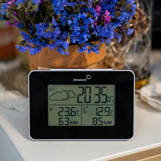 Weather station RCC – electronic, wireless, backlit, sensor, black – photo 13