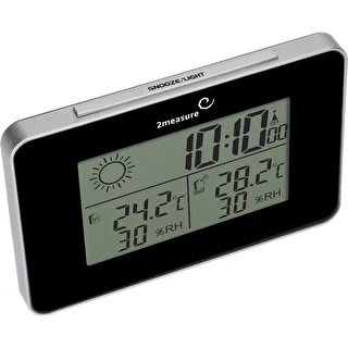 Weather station RCC – electronic, wireless, backlit, sensor, black – photo 4