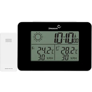 Weather station RCC – electronic, wireless, backlit, sensor, black – photo 6