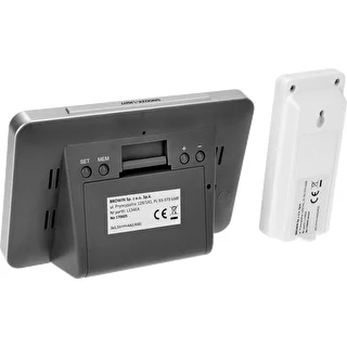 Weather station RCC – electronic, wireless, backlit, sensor, black – photo 7