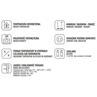 Weather station – electronic, wireless, black – photo 5