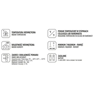 Weather station – electronic, wireless, black – photo 6