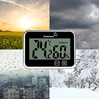 Weather station – electronic, wireless, black – photo 12
