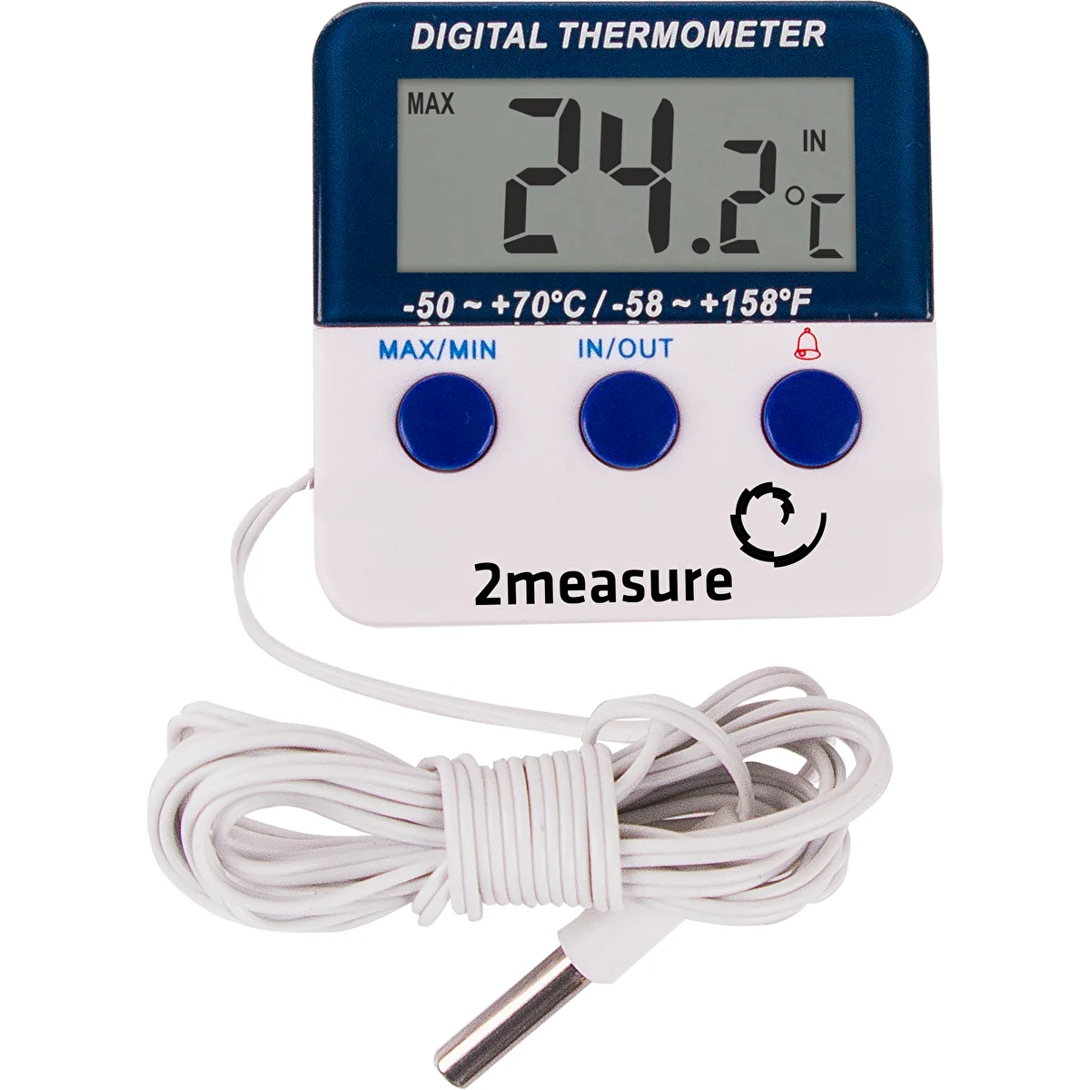 Weather station – electronic, probe, white