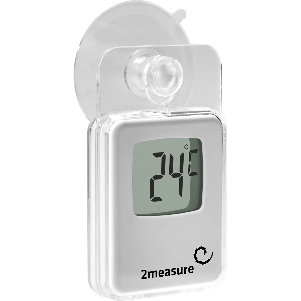 Electronic thermometer with suction cup (-20°C to +50°C)