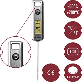 Electronic cooking thermometer, LCD (-50°C to +200°C) – photo 5