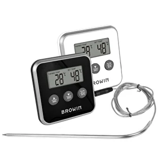 Food thermometer with probe (0°C to 250°C) mix