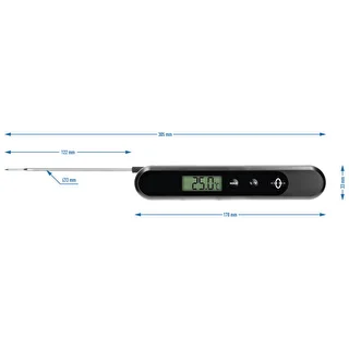 Manually charged electronic kitchen thermometer – photo 8