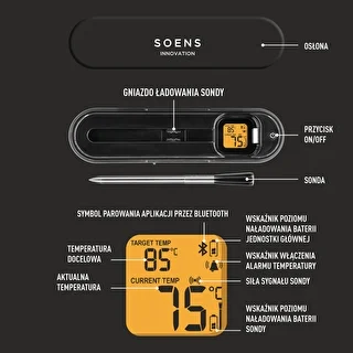 Culinary thermometer with Bluetooth wireless probe – photo 7