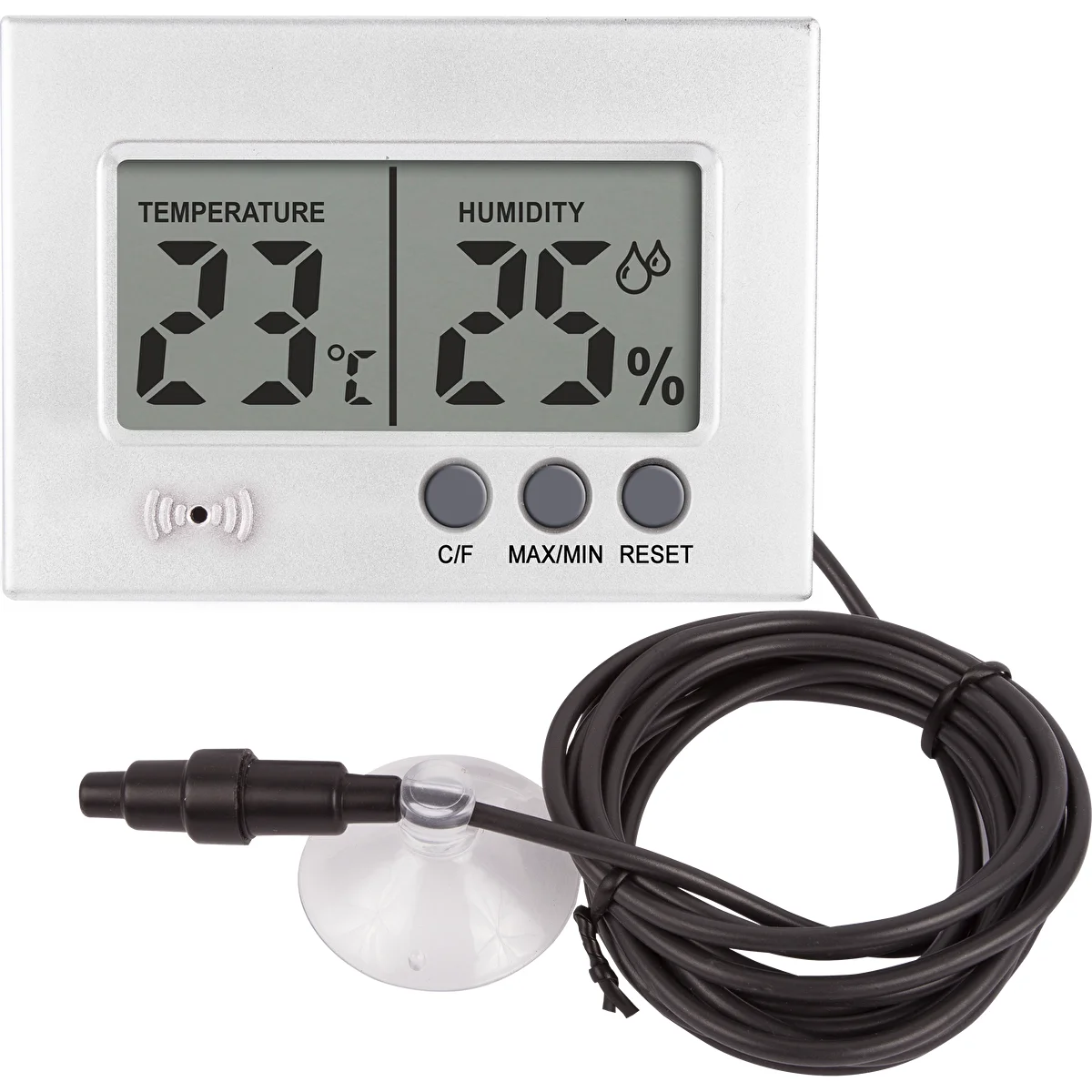 Electronic Thermometer & Hygrometer for Terrariums (0°C to +50°C), 5 cm