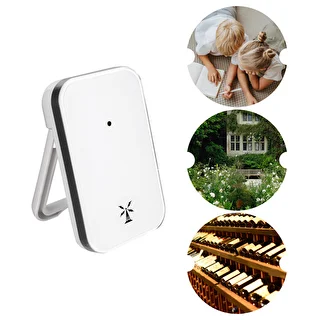 Weather station RCC, DCF – electronic, wireless, backlit, sensor, white – photo 18