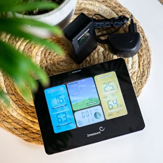 Weather station RCC – Electronic, wireless, backlit, sensor, black – photo 14