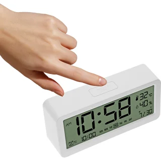Soens electronic weather station - white, with clock and calendar – photo 3