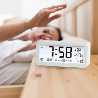 Soens electronic weather station - white, with clock and calendar – photo 7