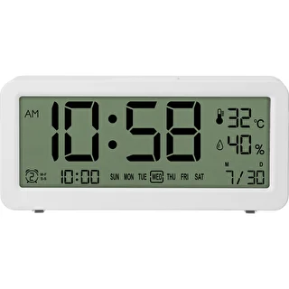 Soens electronic weather station - white, with clock and calendar – photo 2