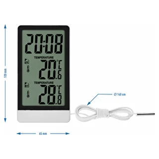 Soens electronic thermometer – with probe, white – photo 6