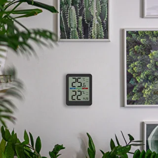 Indoor electronic thermometer, black – photo 15
