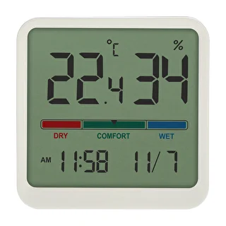 Indoor electronic thermometer, white – photo 2