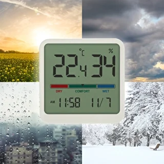 Indoor electronic thermometer, white – photo 11