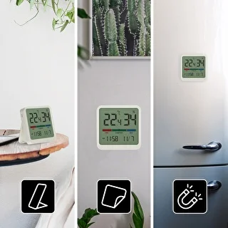 Indoor electronic thermometer, white – photo 12