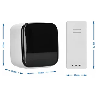 Soens electronic weather station - with wireless sensor, alarm clock and light – photo 4