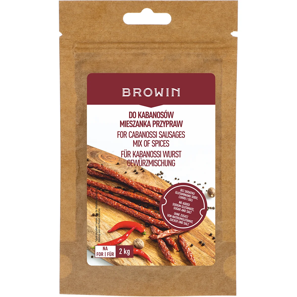 For cabanossi sausages. Mix of spices 30 g