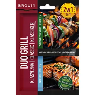 Duo Grill Classic for Fish and Vegetables - 2-in-1 Seasoning Blend, 2 x 12 g