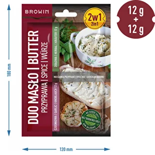 Duo Butter - Garlic & Herb Seasoning 2-in-1, 2 x 12 g – photo 4
