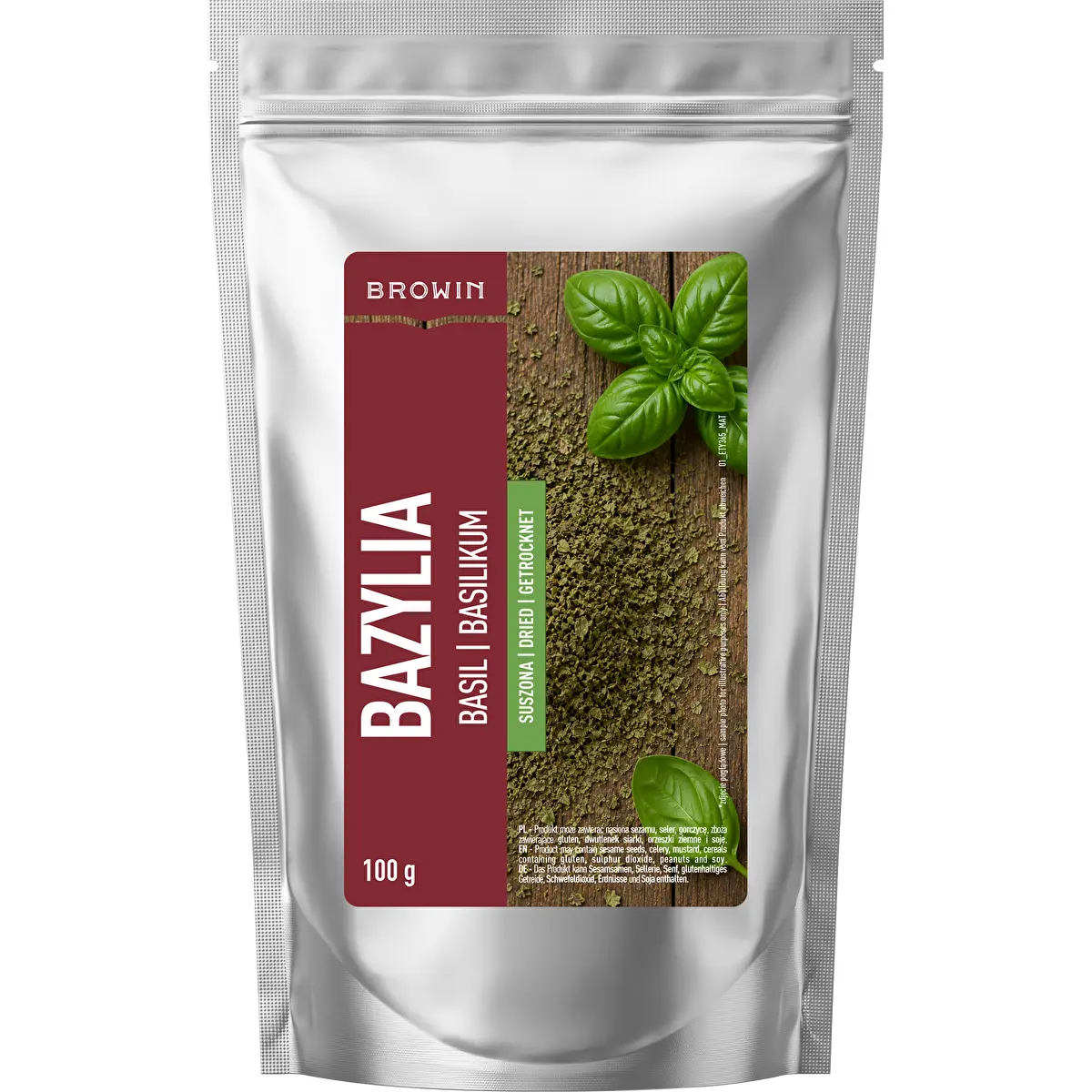 Dried Basil, 100 g