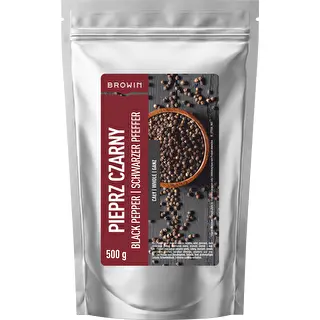 Whole Black Peppercorns, 500 g – photo 1