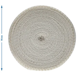 White netting with dimensions of 12.5 cm x 502 m, thermal resistance of up to 220°C – photo 4
