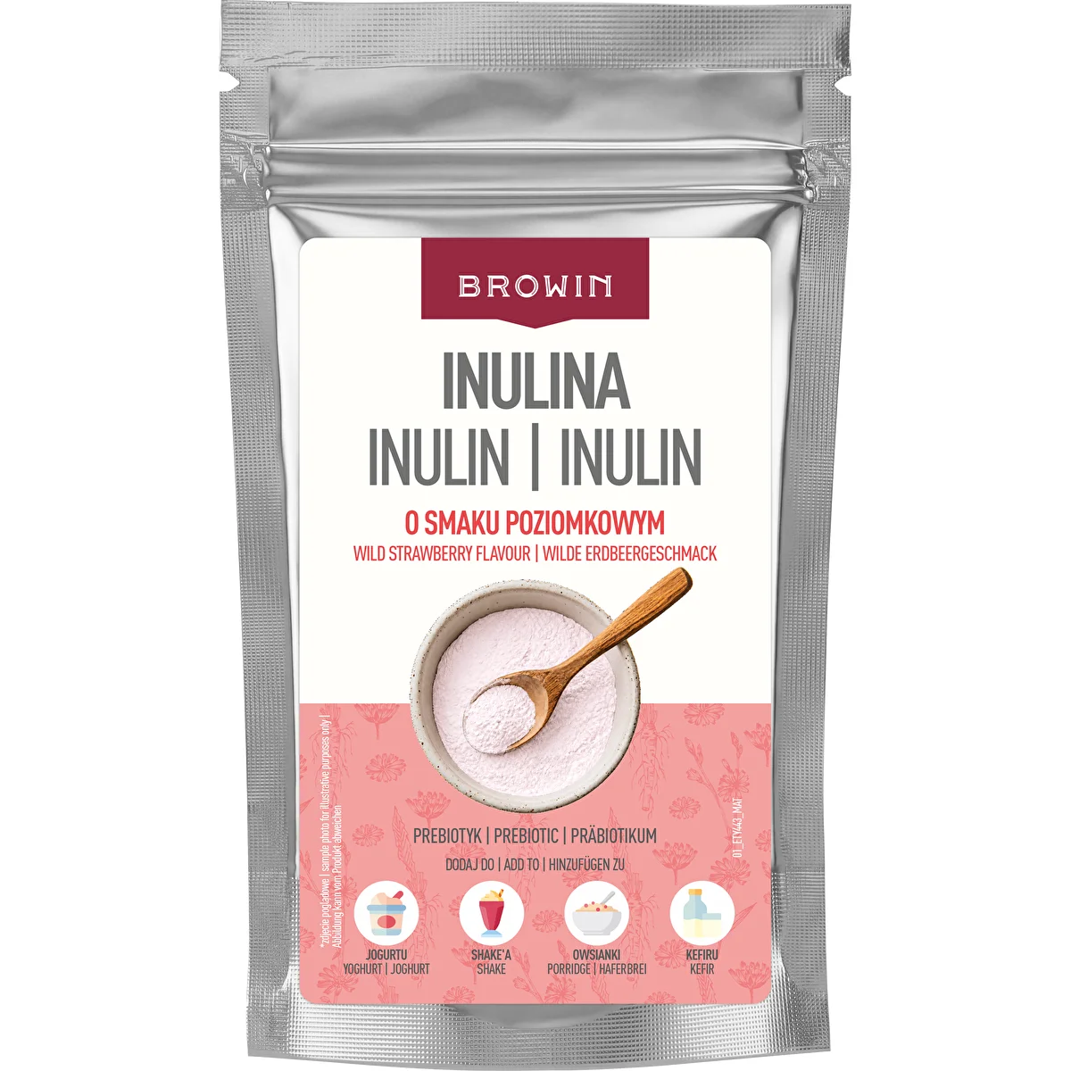 Wild Strawberry-Flavored Inulin, 100 g