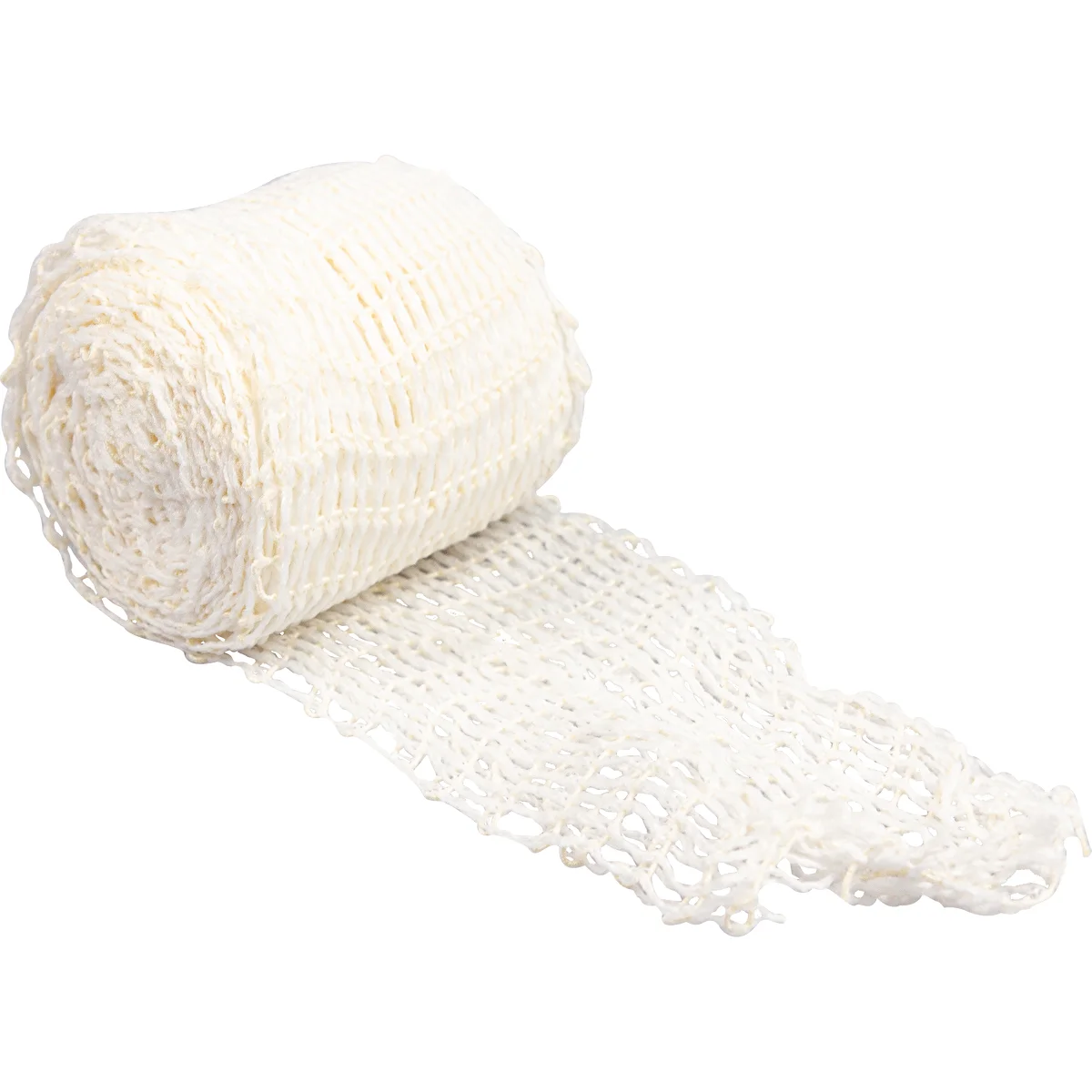 White netting with dimensions of 22 cm x 4 m, thermal resistance of up to 220°C