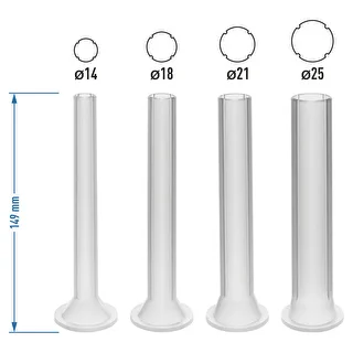 Browin Sausage Stuffer Replacement Funnels, Set of 4 – photo 4