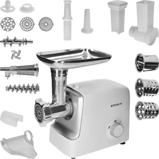 Meat Grinder with Shredder, Food Mill and Sausage Stuffer, 1500 W – photo 1