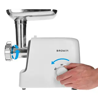 Meat Grinder with Shredder, Food Mill and Sausage Stuffer, 1500 W – photo 6