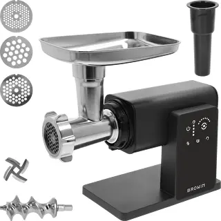 Multifunctional Meat Grinder with Touch Panel, Vegetable Slicer and Fruit and Vegetable Strainer, 2,000 W – photo 2