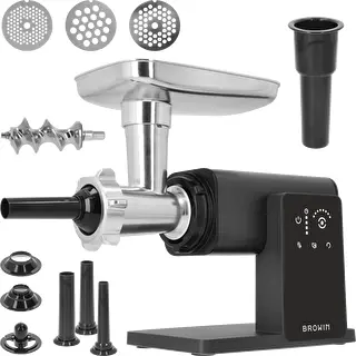 Multifunctional Meat Grinder with Touch Panel, Vegetable Slicer and Fruit and Vegetable Strainer, 2,000 W – photo 5