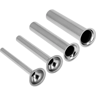 Set of stainless steel funnels for Browin vertical sausage stuffers, 3, 5, 7 L, 4 pcs – photo 2