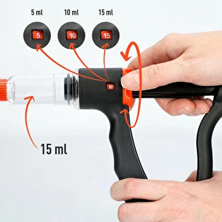 Semi-automatic meat injector with a hose and a needle set – photo 7