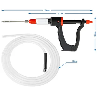 Semi-automatic meat injector with a hose and a needle set – photo 8