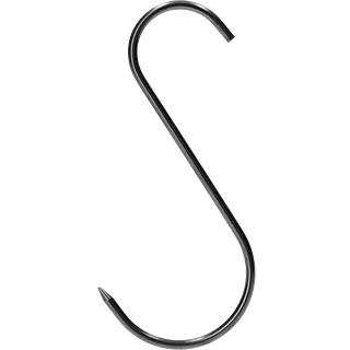 S-shaped smoking hooks, sharpened, 4 mm x 150 mm, 15 pcs. – photo 4