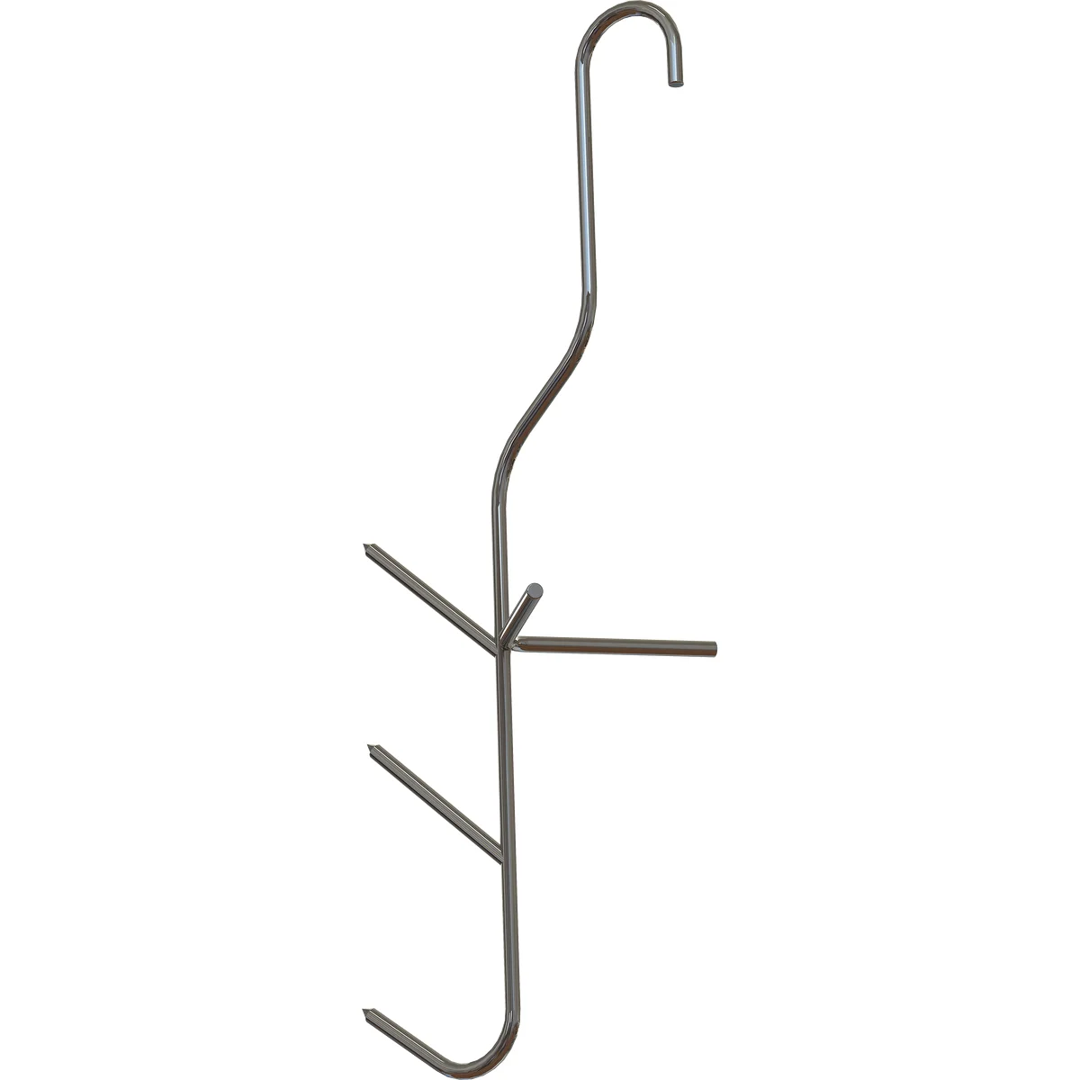 Stainless steel triple fish smoking hooks 5 pcs.
