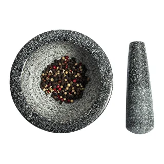 Granite mortar with pestle – photo 3