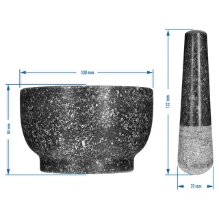 Granite mortar with pestle – photo 8