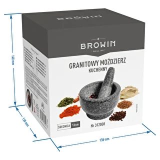 Granite mortar with pestle – photo 9