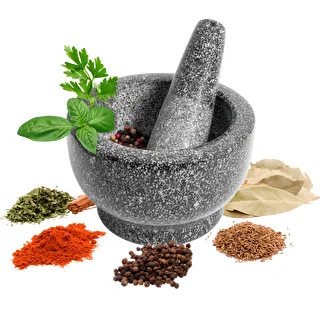 Granite mortar with pestle – photo 4