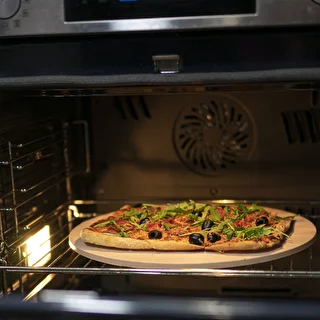 Pizza stone, made of cordierite, round, 33 cm – photo 11