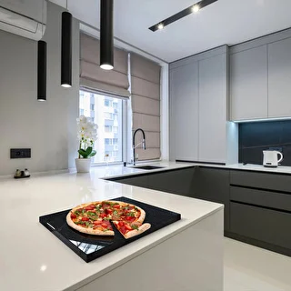 Rectangular granite pizza stone, 37 x 35 cm – photo 13